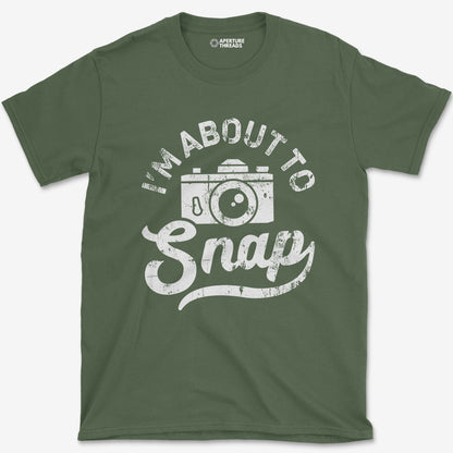 T-Shirt Military Green / S About To Snap T-Shirt