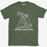 T-Shirt Military Green / S Astro Raccoon T-Shirt