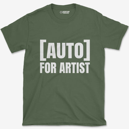 T-Shirt Military Green / S Auto For Artists T-shirt