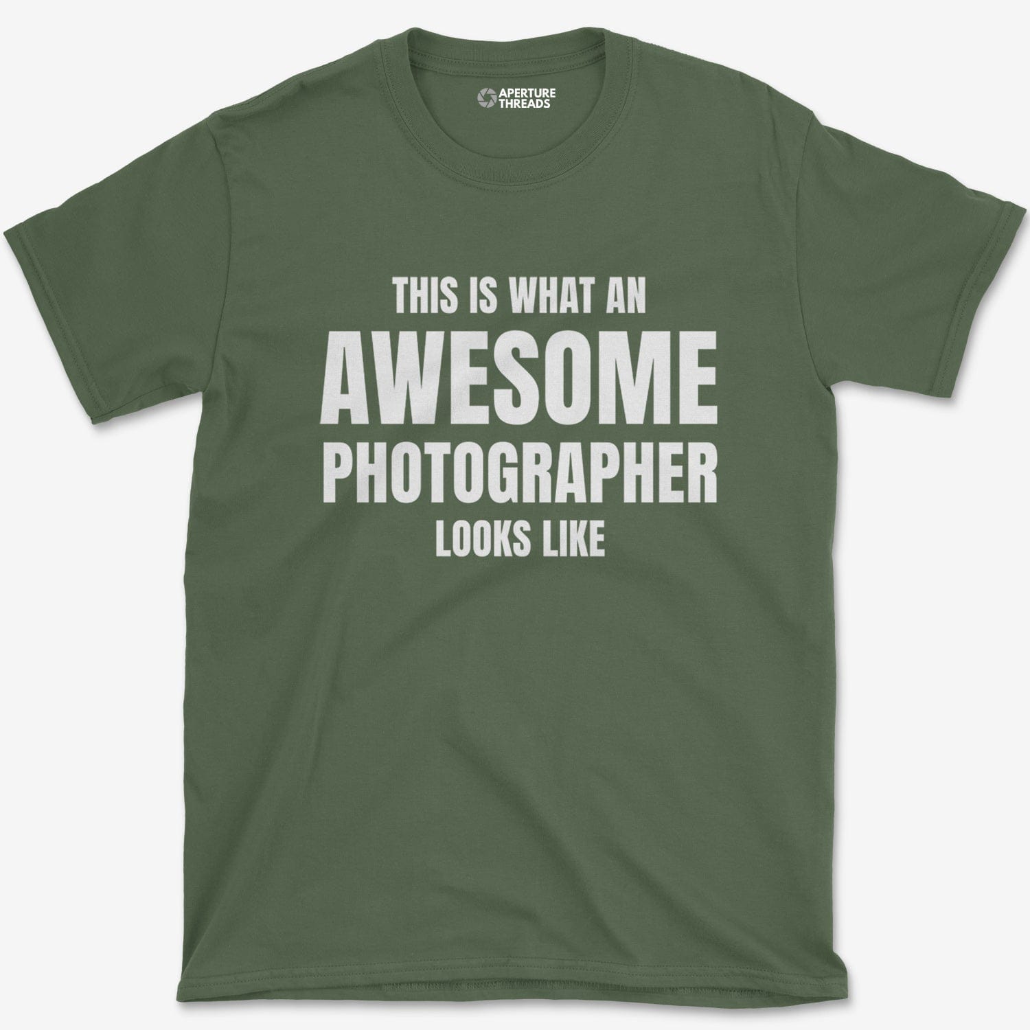 T-Shirt Military Green / S Awesome Photographer T-Shirt