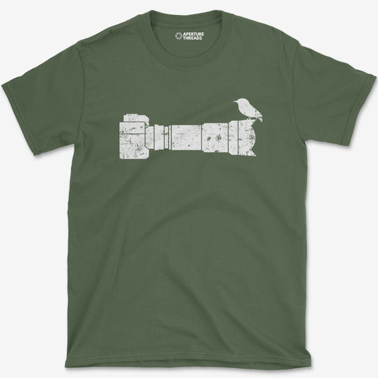 T-Shirt Military Green / S Bird Camera T-Shirt