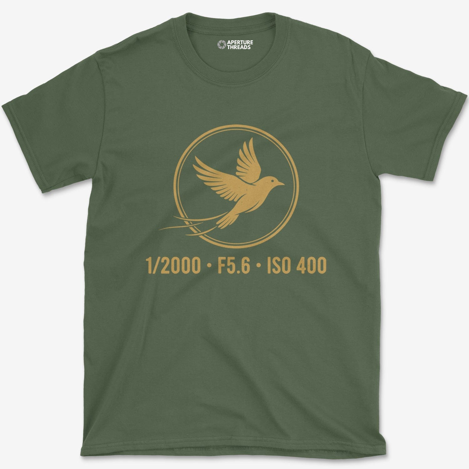 T-Shirt Military Green / S Bird Photography T-Shirt