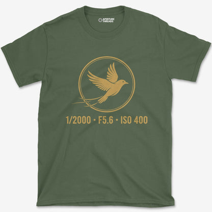 T-Shirt Military Green / S Bird Photography T-Shirt