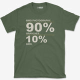 T-Shirt Military Green / S Bird Photography T-Shirt