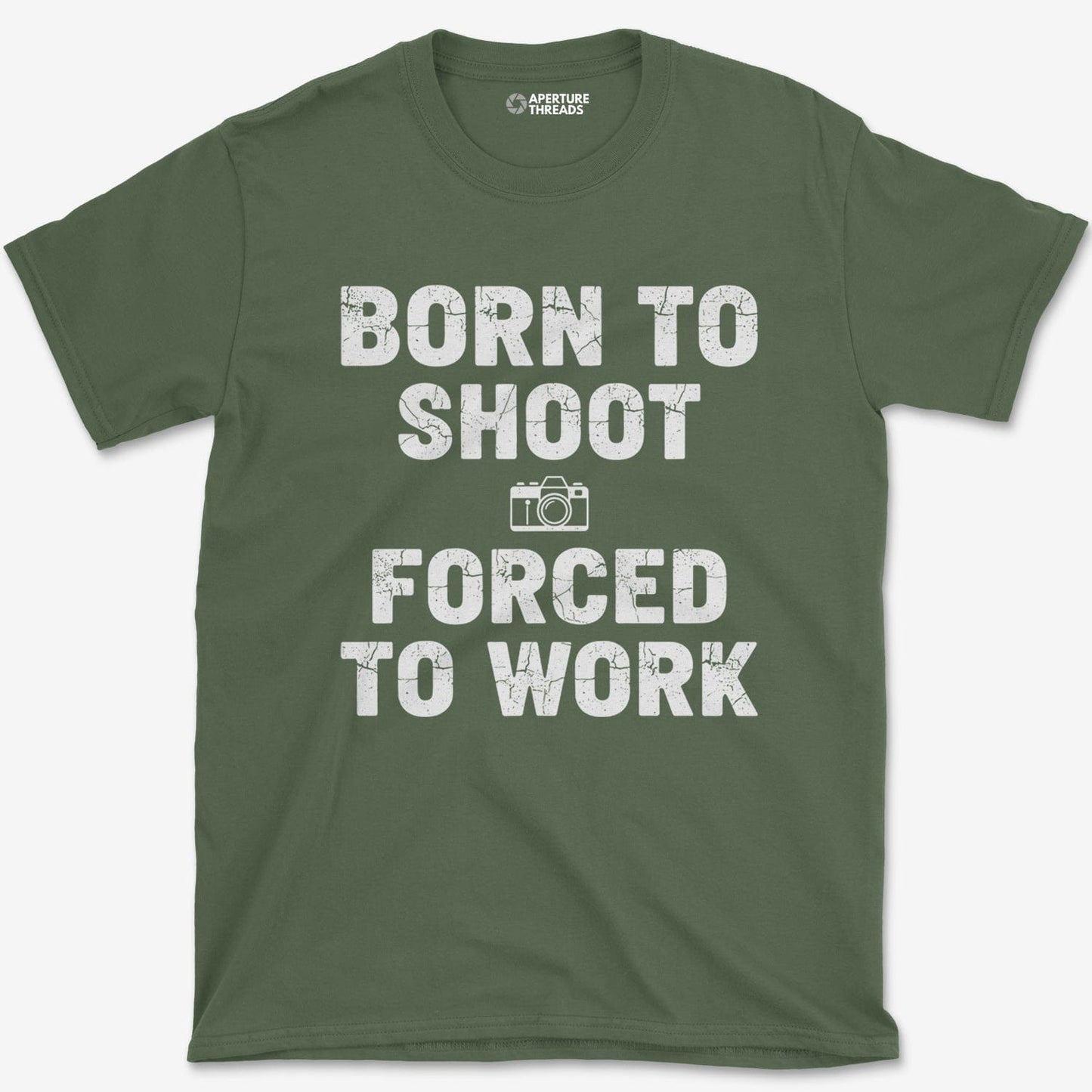 T-Shirt Military Green / S Born To Shoot T-Shirt