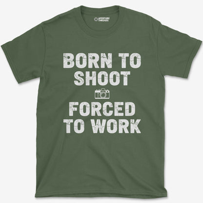 T-Shirt Military Green / S Born To Shoot T-Shirt