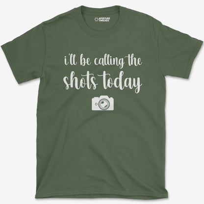T-Shirt Military Green / S Calling Ths Shots T-Shirt