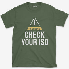 T-Shirt Military Green / S Check ISO T-Shirt