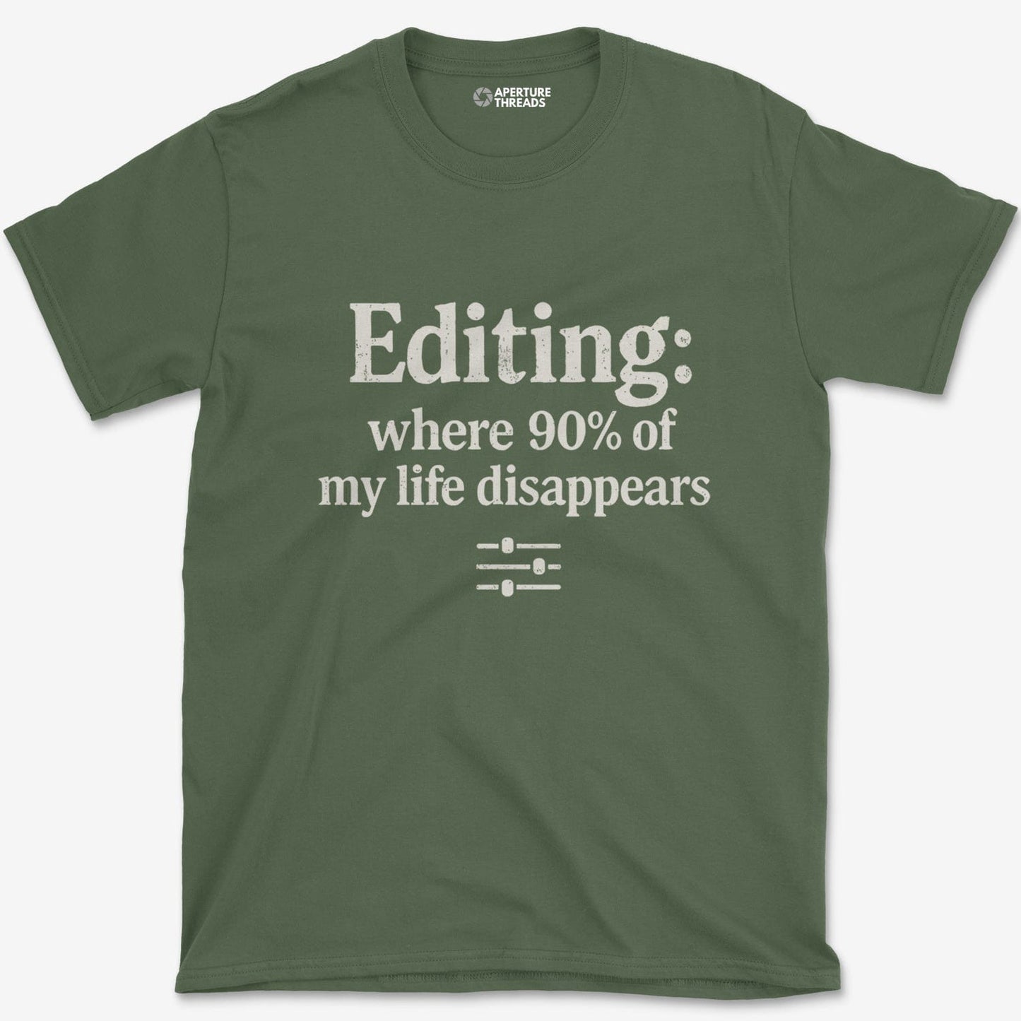 T-Shirt Military Green / S Editing T-Shirt
