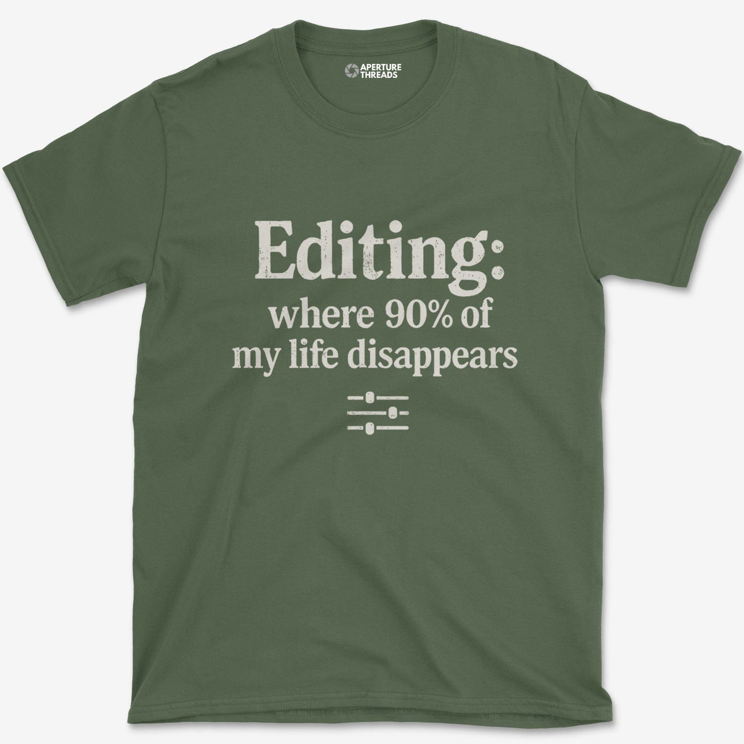 T-Shirt Military Green / S Editing T-Shirt