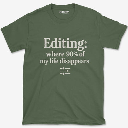 T-Shirt Military Green / S Editing T-Shirt
