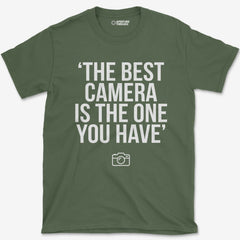 T-Shirt Military Green / S Emotional Best Camera T-Shirt