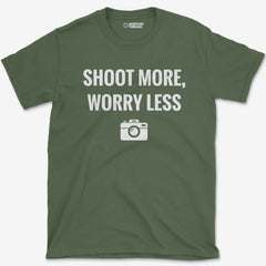 T-Shirt Military Green / S Emotional Shoot Worry T-Shirt
