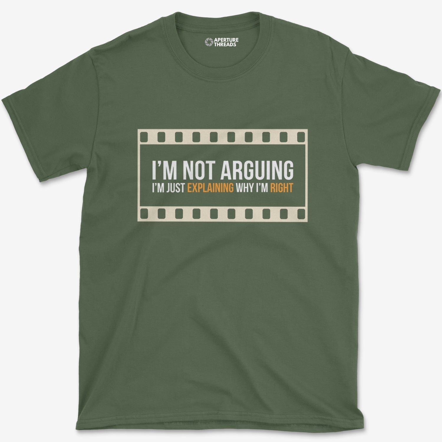 T-Shirt Military Green / S Explaining T-Shirt