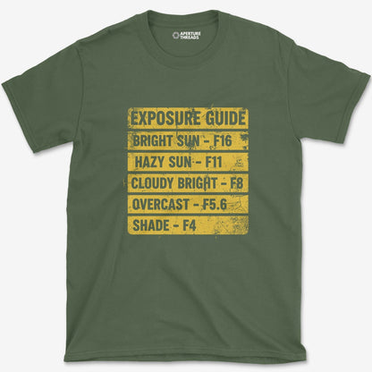 T-Shirt Military Green / S Exposue Guide T-Shirt