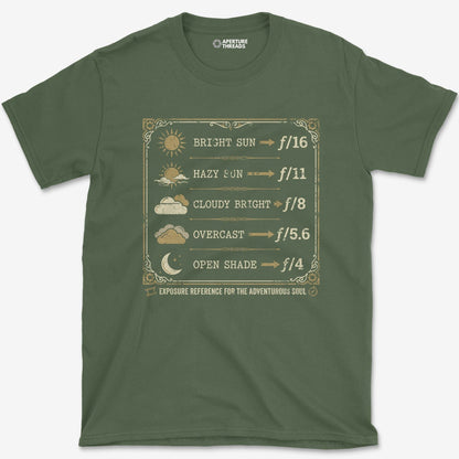 T-Shirt Military Green / S Exposure Reference T-Shirt