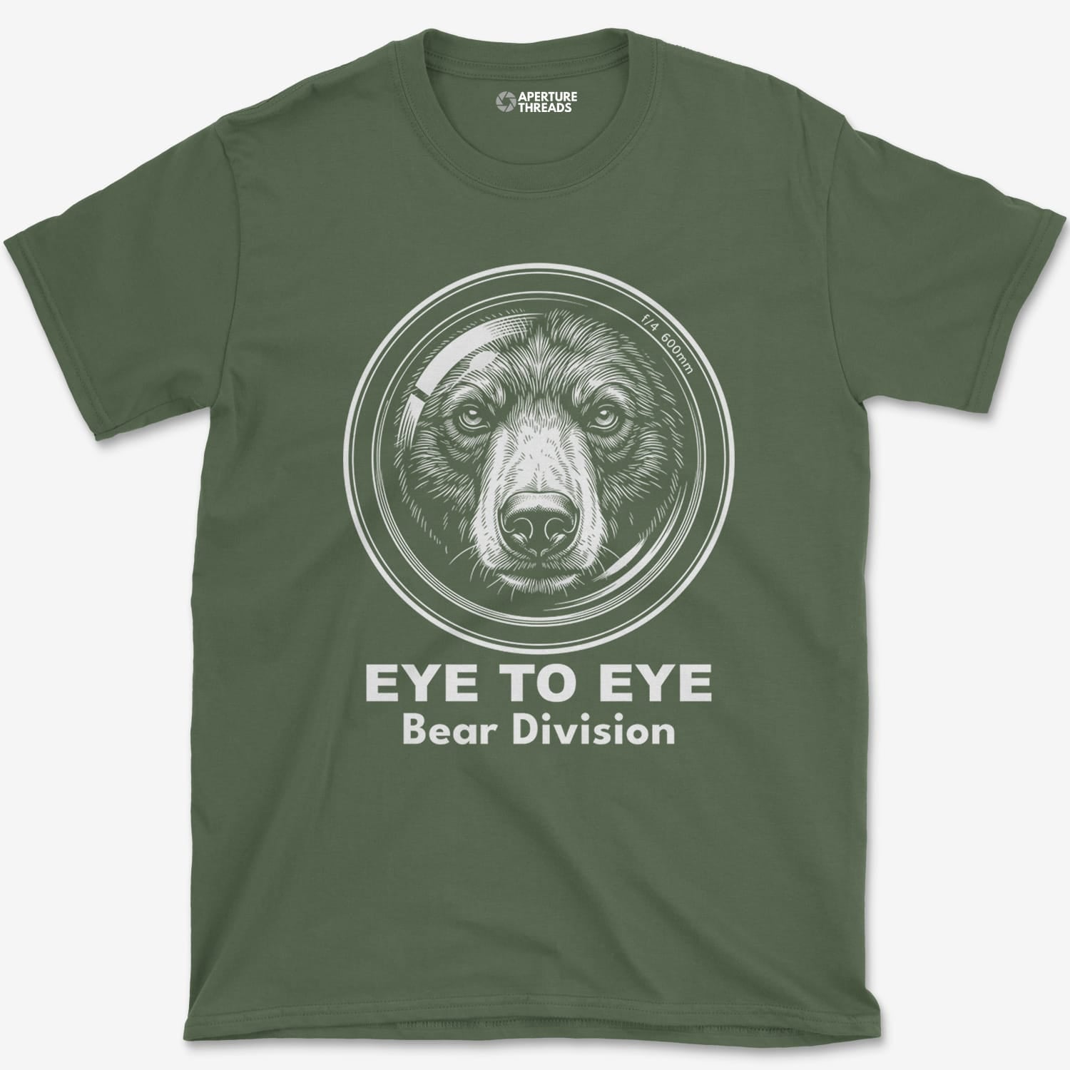 T-Shirt Military Green / S Eye to Eye Bear T-Shirt