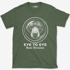 T-Shirt Military Green / S Eye to Eye Bear T-Shirt