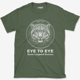 T-Shirt Military Green / S Eye to Eye Snow Leopard T-Shirt