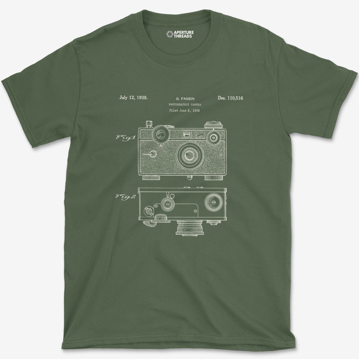 T-Shirt Military Green / S Fassin Blueprint T-Shirt