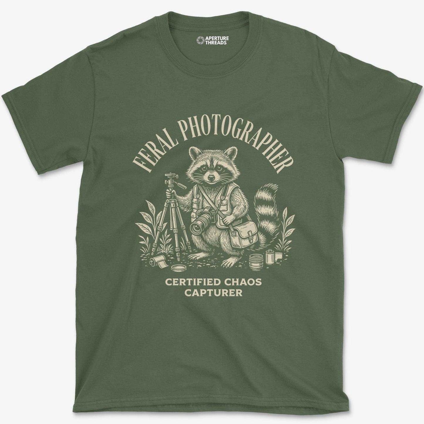T-Shirt Military Green / S Feral Photographer T-Shirt