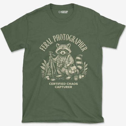 T-Shirt Military Green / S Feral Photographer T-Shirt
