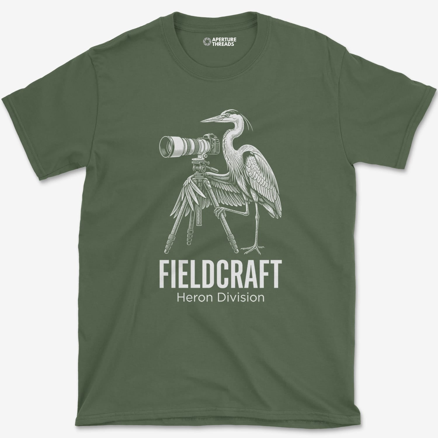 T-Shirt Military Green / S Fieldcraft Heron T-Shirt