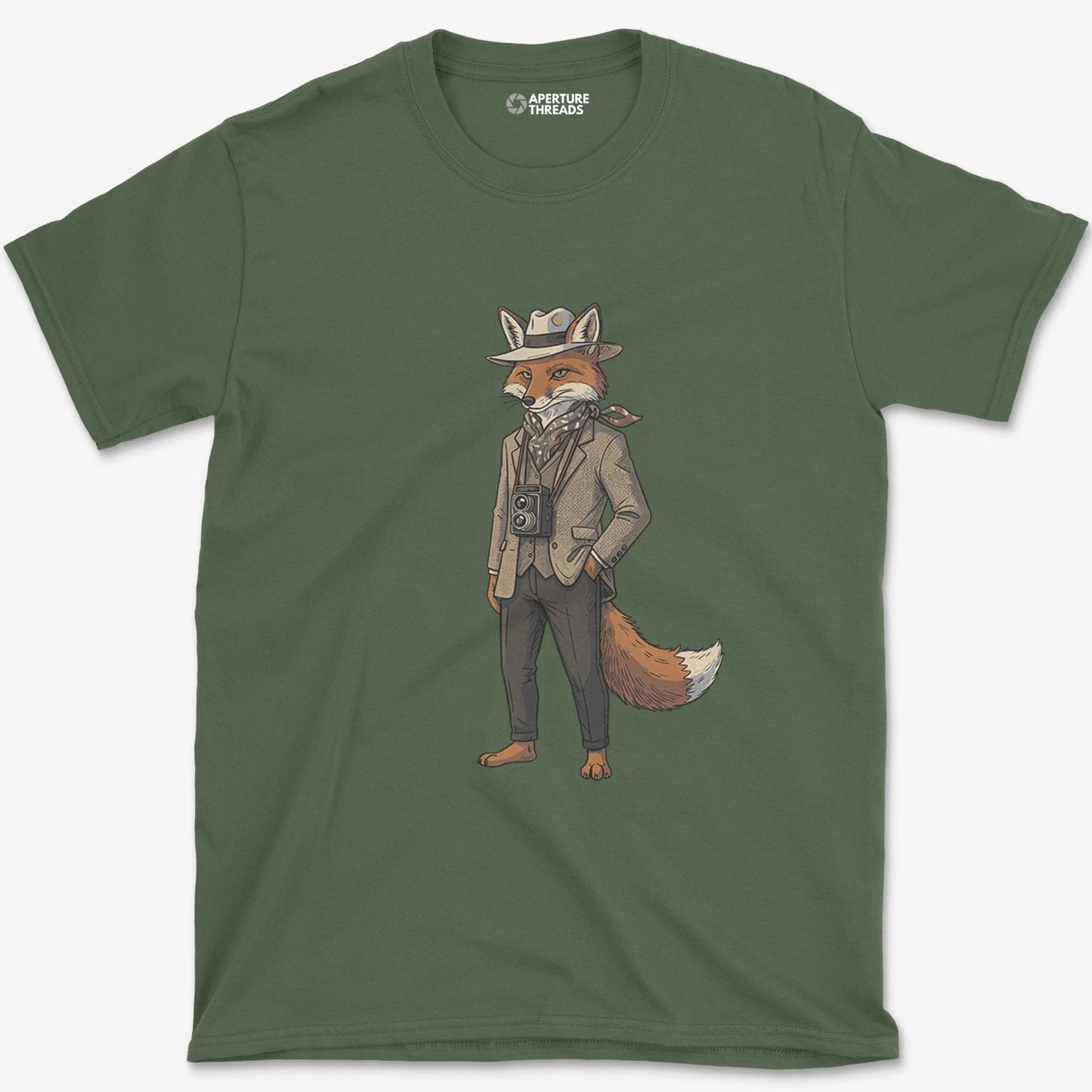 T-Shirt Military Green / S Fox Photographer T-Shirt