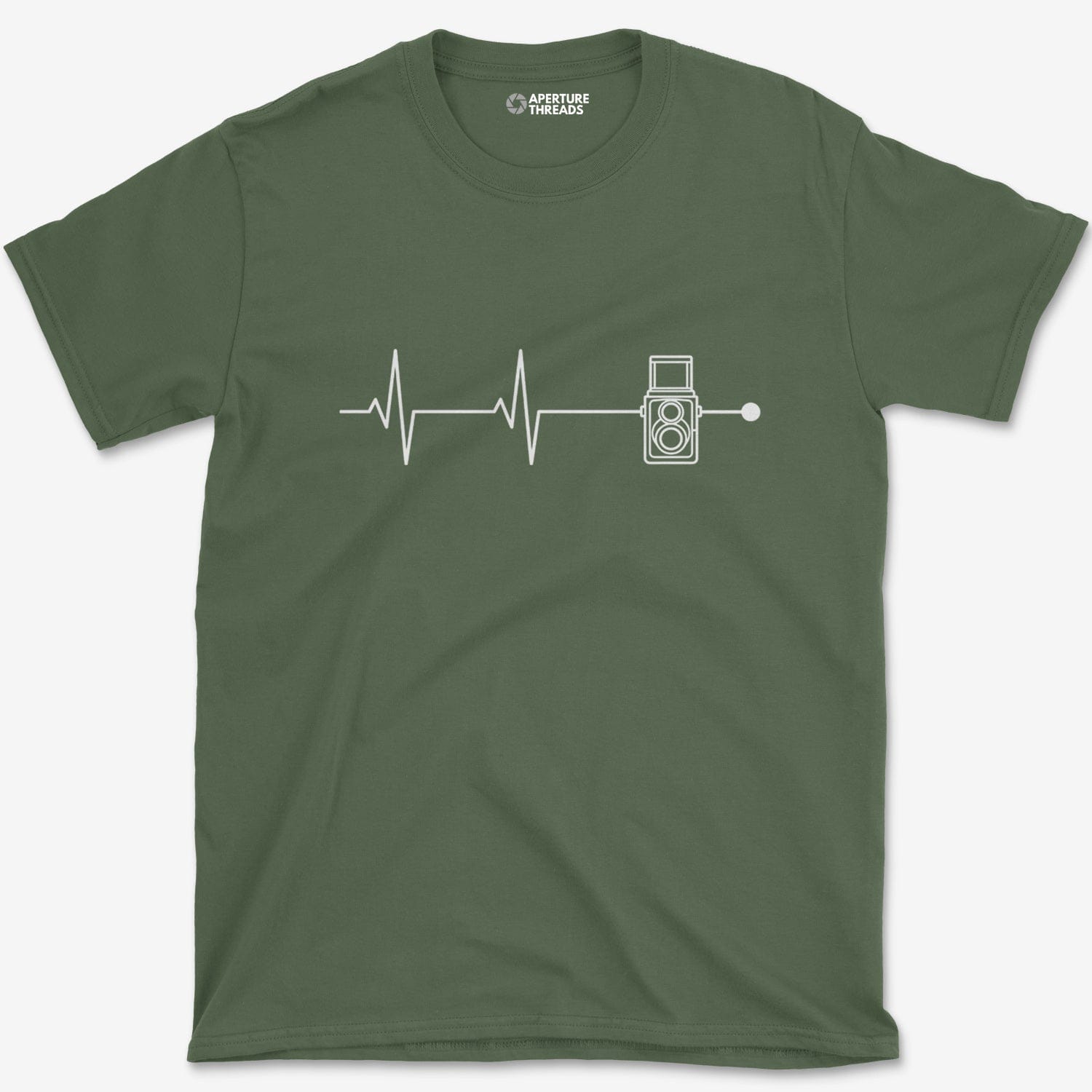T-Shirt Military Green / S Heartbeat Classic T-Shirt