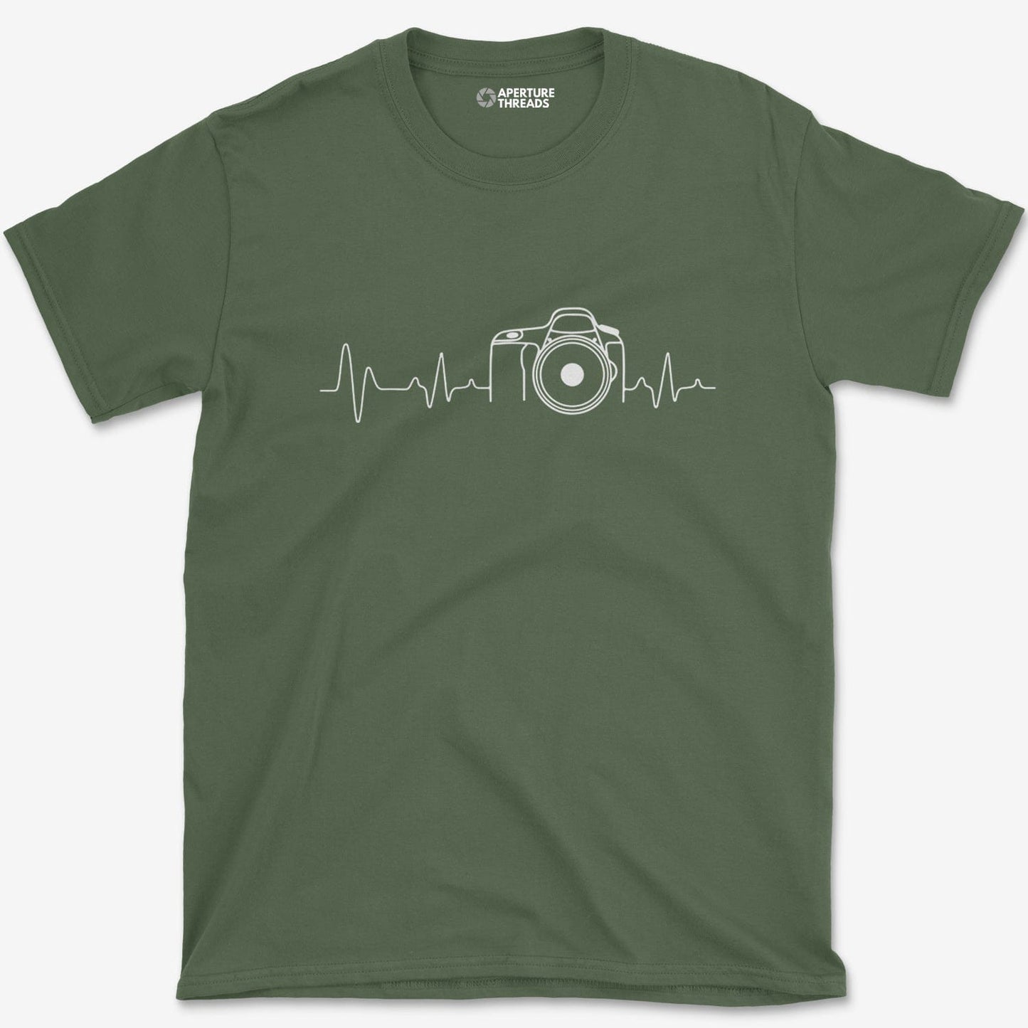 T-Shirt Military Green / S Heartbeat Modern T-Shirt