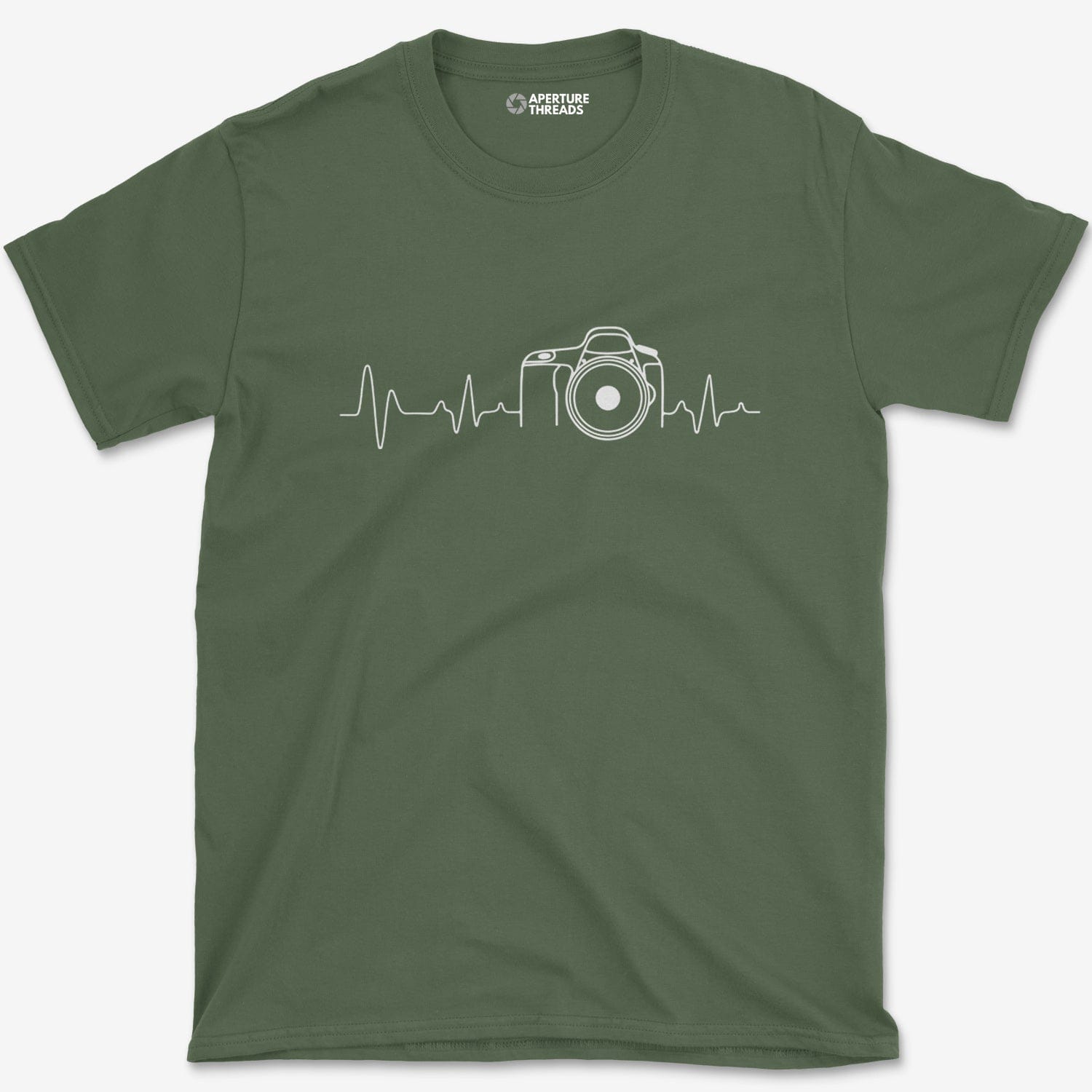 T-Shirt Military Green / S Heartbeat Modern T-Shirt