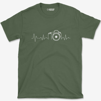 T-Shirt Military Green / S Heartbeat Modern T-Shirt
