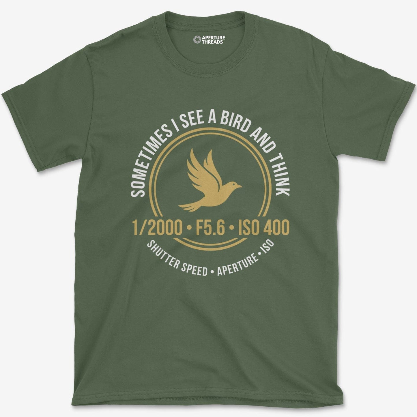 T-Shirt Military Green / S I See A Bird T-Shirt