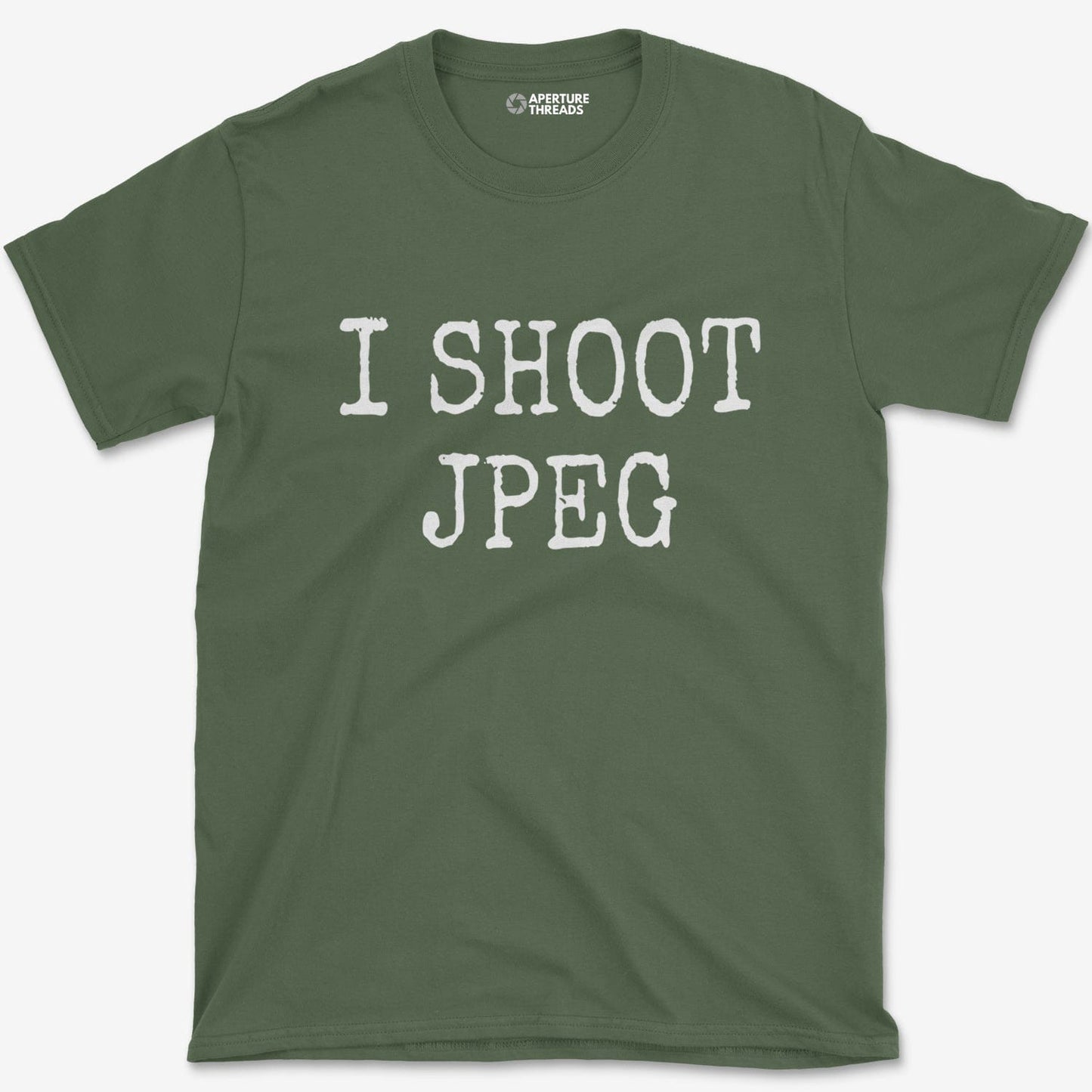 T-Shirt Military Green / S I Shoot JPEG T-Shirt