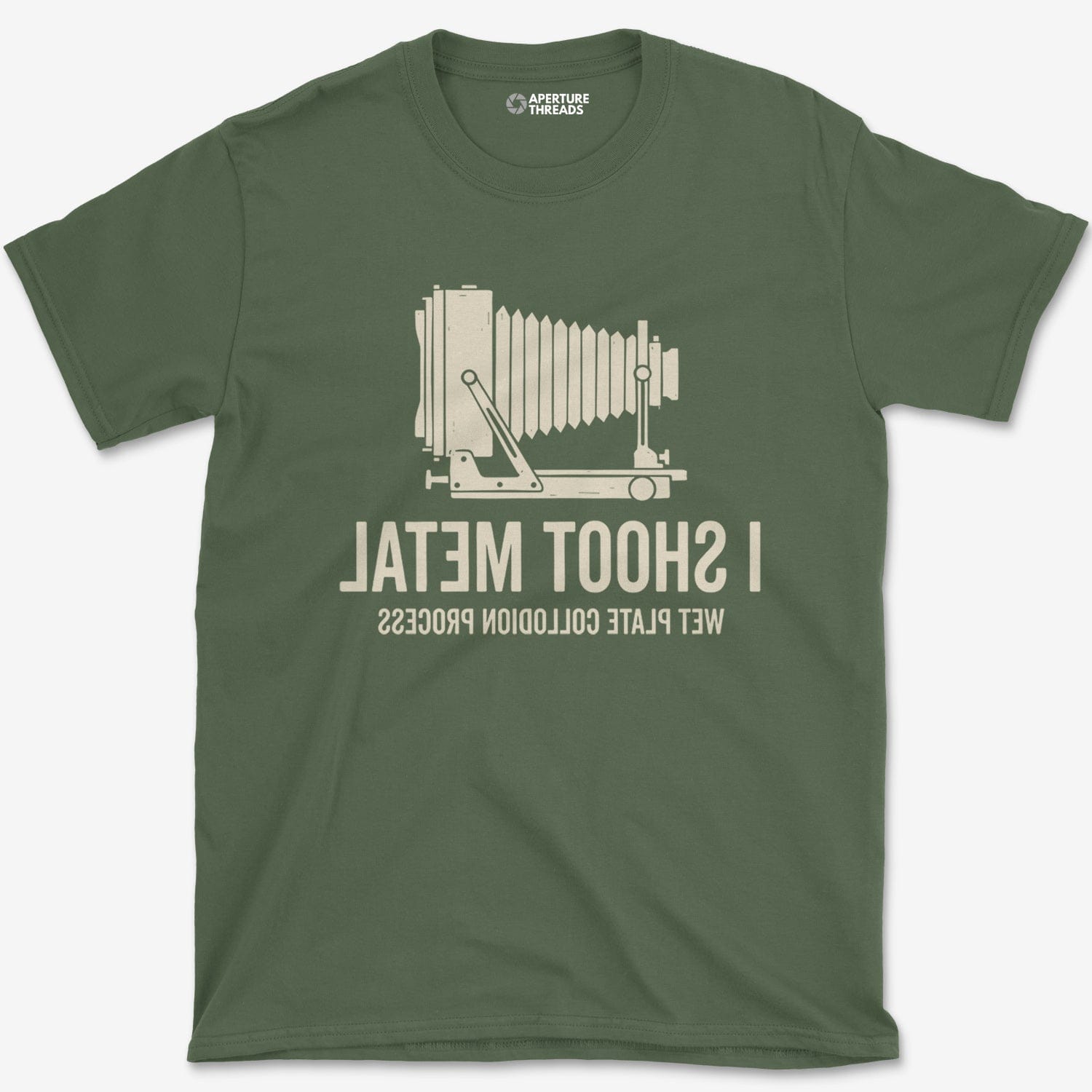 T-Shirt Military Green / S I Shoot Metal T-Shirt