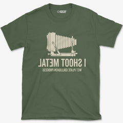 T-Shirt Military Green / S I Shoot Metal T-Shirt