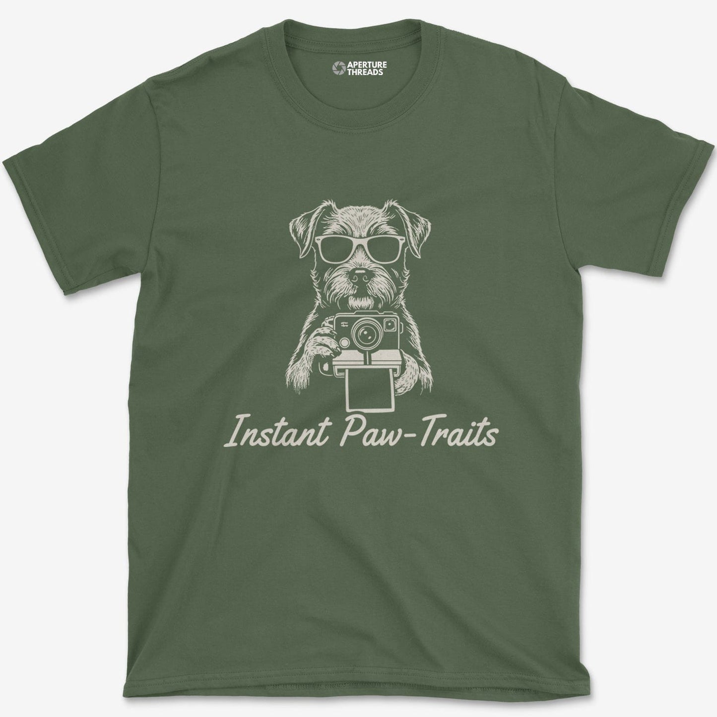T-Shirt Military Green / S Instant Paw-Traits T-Shirt