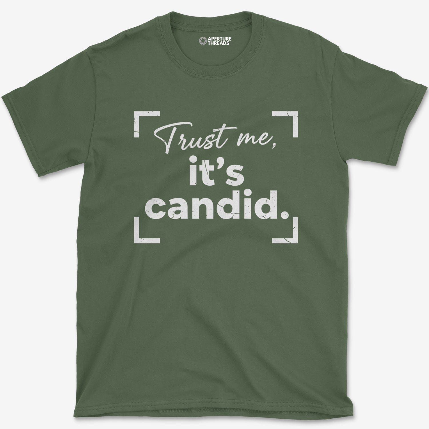 T-Shirt Military Green / S It's Candid T-Shirt