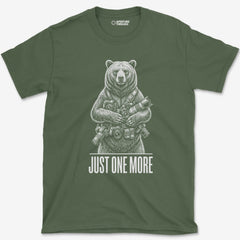 T-Shirt Military Green / S Just One More Grizzly T-Shirt
