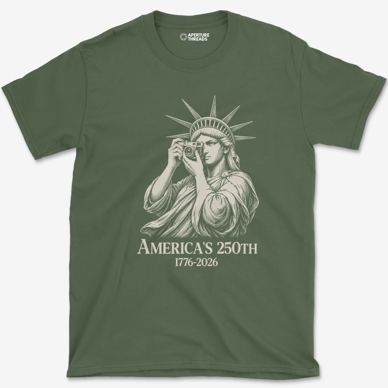 T-Shirt Military Green / S Lady Rangefinder 250th T-Shirt