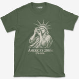 T-Shirt Military Green / S Lady Rangefinder 250th T-Shirt