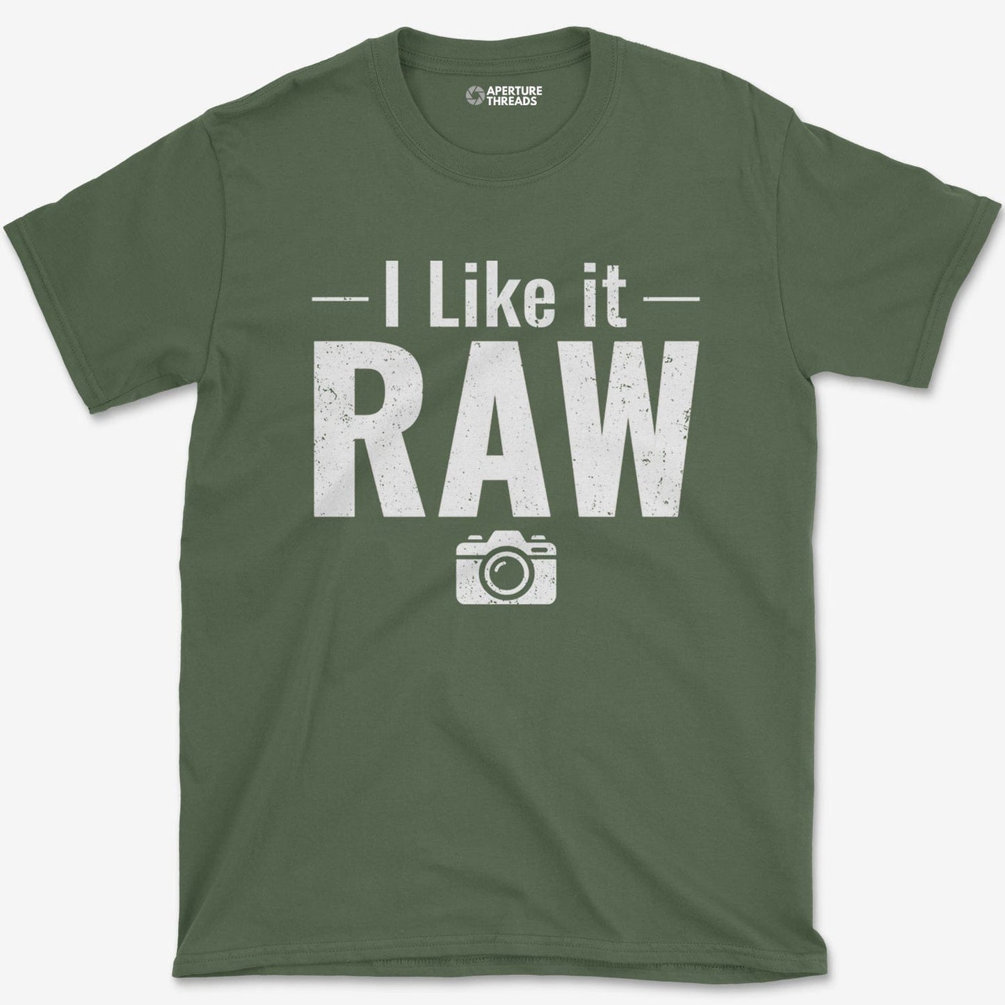 T-Shirt Military Green / S Like It Raw T-Shirt