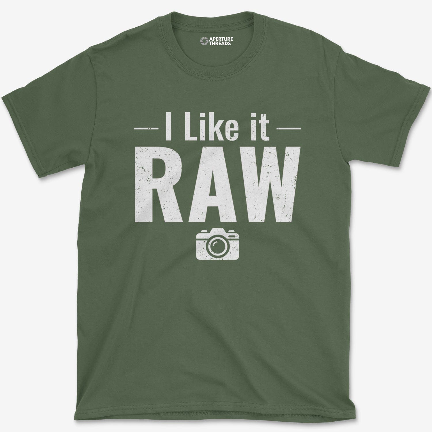 T-Shirt Military Green / S Like It Raw T-Shirt