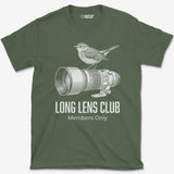 T-Shirt Military Green / S Long Lens Warbler T-Shirt