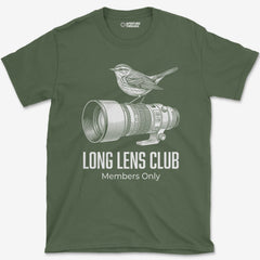 T-Shirt Military Green / S Long Lens Warbler T-Shirt
