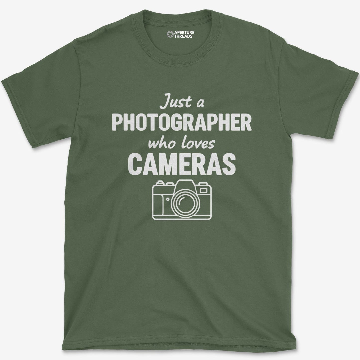 T-Shirt Military Green / S Love Cameras T-Shirt
