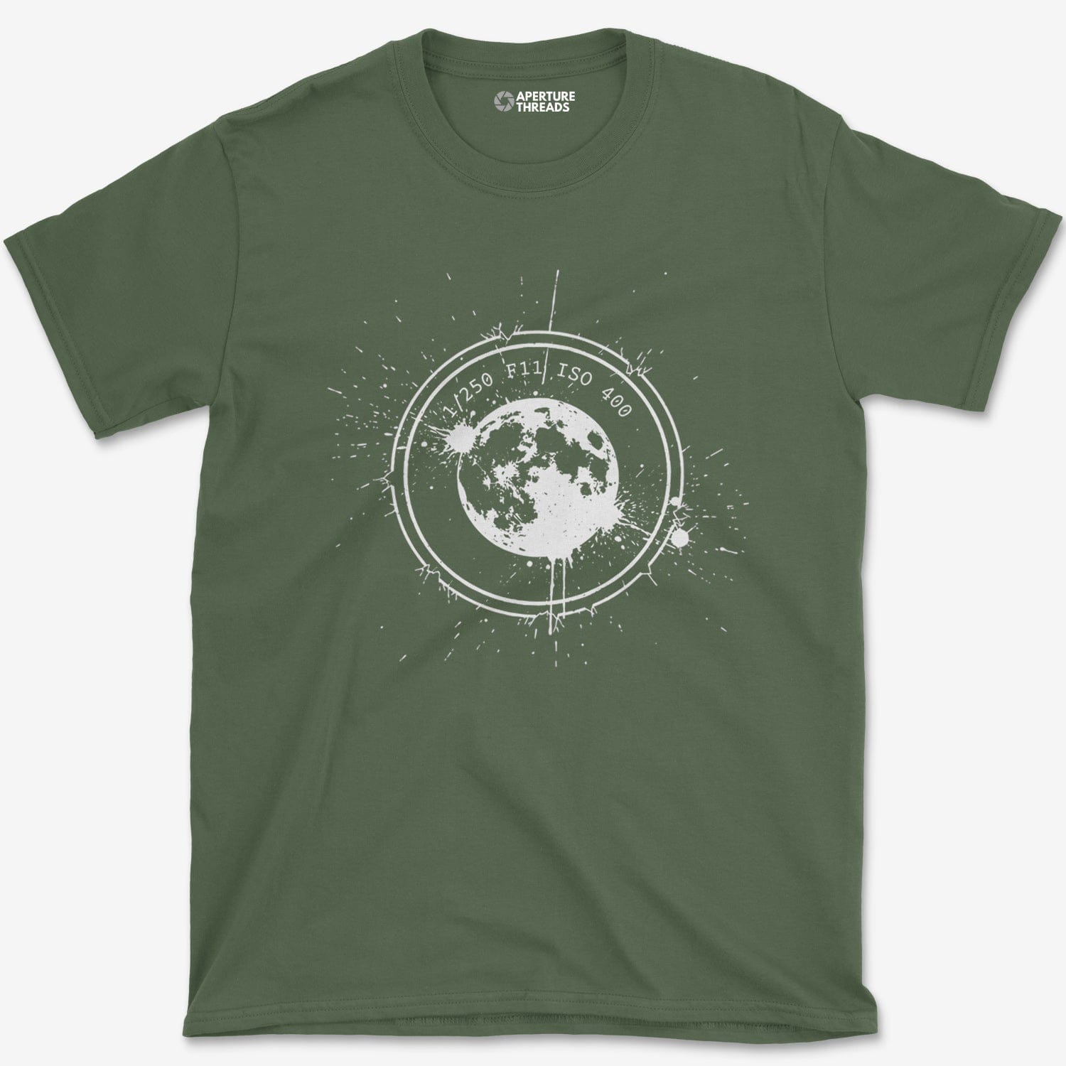 T-Shirt Military Green / S Moon Splash T-Shirt