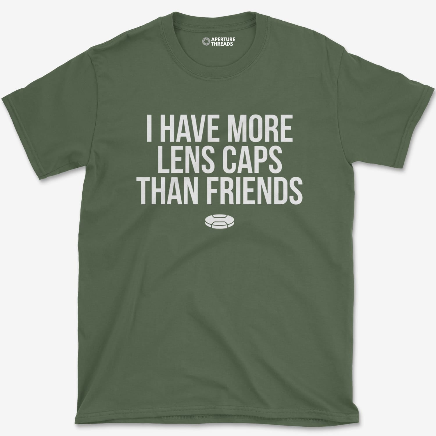 T-Shirt Military Green / S More Lens Caps T-Shirt