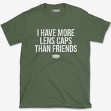 T-Shirt Military Green / S More Lens Caps T-Shirt