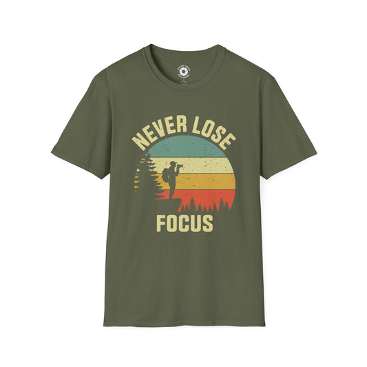 T-Shirt Military Green / S Never Lose Focus T-Shirt